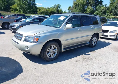 2006 Toyota Highlander Hybrid V6 from USA, damaged, VIN JTEDW21A760002674